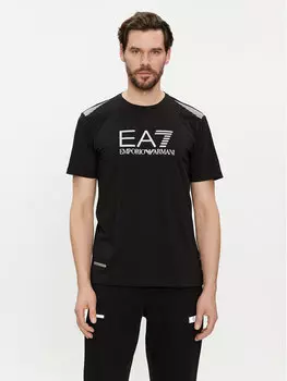 Футболка стандартного кроя Ea7 Emporio Armani, черный