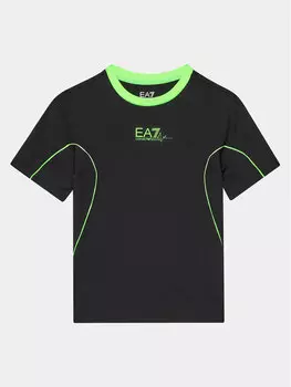 Футболка стандартного кроя Ea7 Emporio Armani, черный