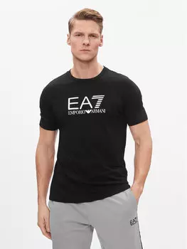 Футболка стандартного кроя Ea7 Emporio Armani, черный