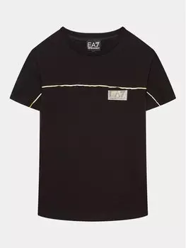Футболка стандартного кроя Ea7 Emporio Armani, черный