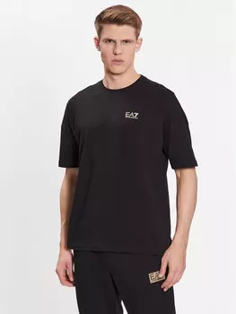 Футболка стандартного кроя Ea7 Emporio Armani, черный