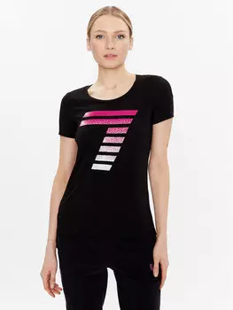 Футболка стандартного кроя Ea7 Emporio Armani, черный