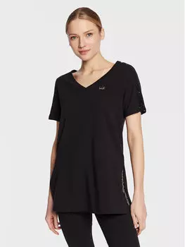 Футболка стандартного кроя Ea7 Emporio Armani, черный