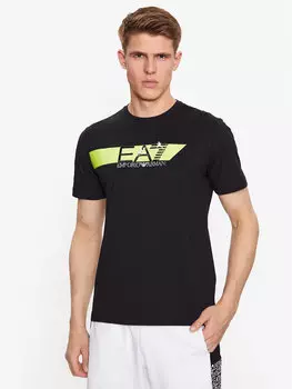 Футболка стандартного кроя Ea7 Emporio Armani, черный
