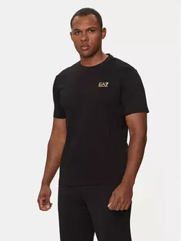 Футболка стандартного кроя Ea7 Emporio Armani, черный