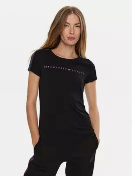 Футболка стандартного кроя Ea7 Emporio Armani, черный