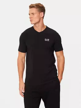 Футболка стандартного кроя Ea7 Emporio Armani, черный