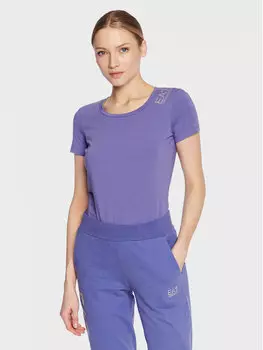 Футболка стандартного кроя Ea7 Emporio Armani, фиолетовый