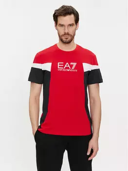 Футболка стандартного кроя Ea7 Emporio Armani, красный