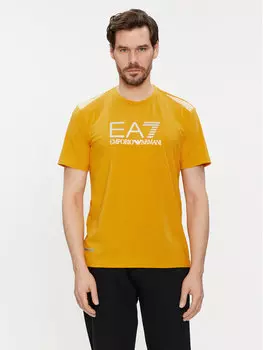 Футболка стандартного кроя Ea7 Emporio Armani, оранжевый