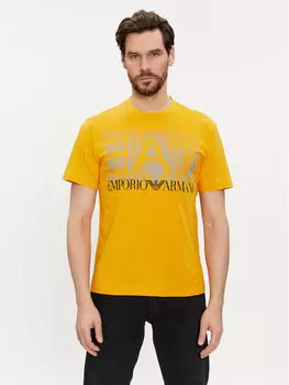 Футболка стандартного кроя Ea7 Emporio Armani, оранжевый