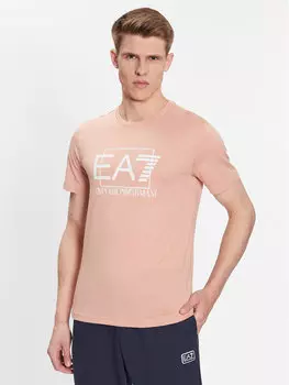 Футболка стандартного кроя Ea7 Emporio Armani, оранжевый