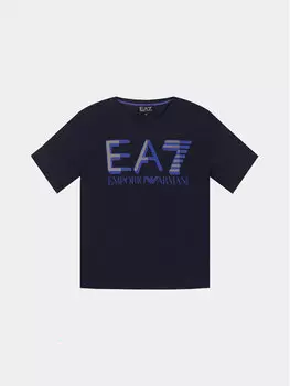 Футболка стандартного кроя Ea7 Emporio Armani, синий