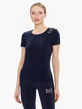 Футболка стандартного кроя Ea7 Emporio Armani, синий