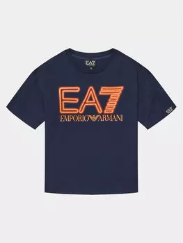 Футболка стандартного кроя Ea7 Emporio Armani, синий