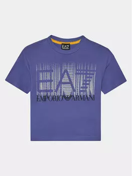 Футболка стандартного кроя Ea7 Emporio Armani, синий