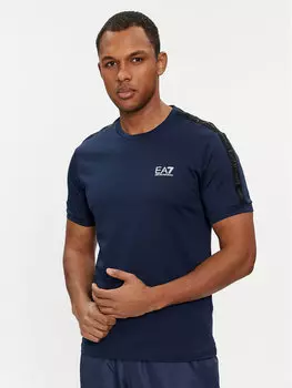 Футболка стандартного кроя Ea7 Emporio Armani, синий