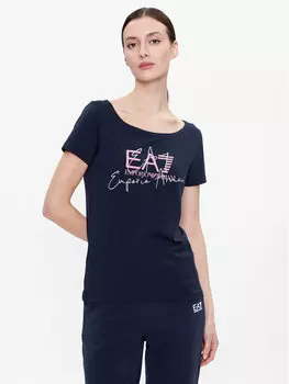 Футболка стандартного кроя Ea7 Emporio Armani, синий