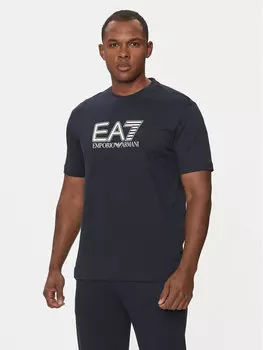 Футболка стандартного кроя Ea7 Emporio Armani, синий