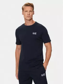 Футболка стандартного кроя Ea7 Emporio Armani, синий