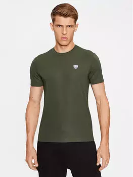 Футболка стандартного кроя Ea7 Emporio Armani, зеленый