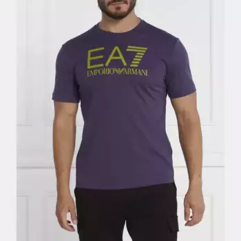 Футболка стандартного кроя Ea7, фиолетовый