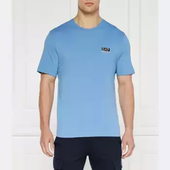 Футболка стандартного кроя Ea7, синий