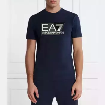 Футболка стандартного кроя Ea7, синий