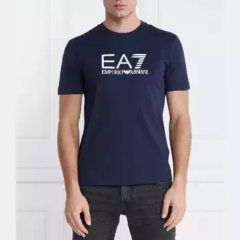 Футболка стандартного кроя Ea7, синий