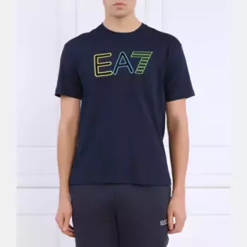 Футболка стандартного кроя Ea7, синий