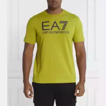 Футболка стандартного кроя Ea7, зеленый