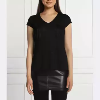 Футболка стандартного кроя Elisabetta Franchi, черный