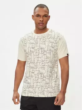 Футболка стандартного кроя Ellesse, экрю