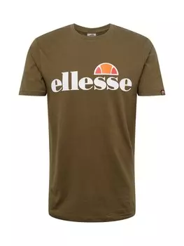 Футболка стандартного кроя Ellesse Prado, оливковое