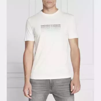 Футболка стандартного кроя Emporio Armani, белый