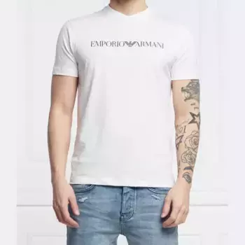 Футболка стандартного кроя Emporio Armani, белый