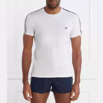 Футболка стандартного кроя Emporio Armani, белый