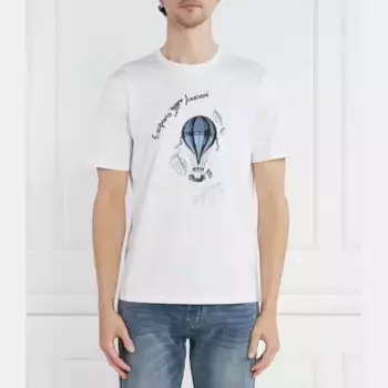 Футболка стандартного кроя Emporio Armani, белый