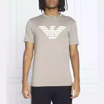Футболка стандартного кроя Emporio Armani, бежевый