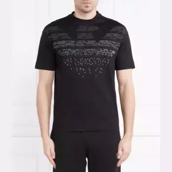 Футболка стандартного кроя Emporio Armani, черный