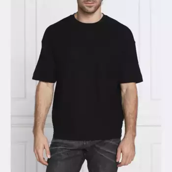 Футболка стандартного кроя Emporio Armani, черный