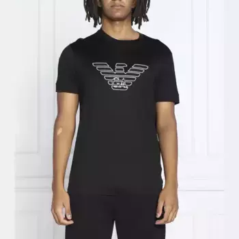 Футболка стандартного кроя Emporio Armani, черный