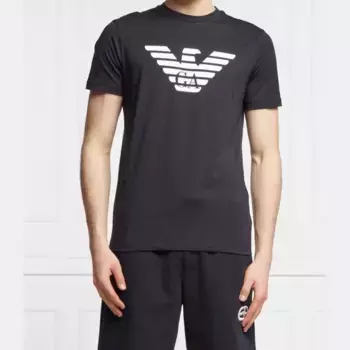 Футболка стандартного кроя Emporio Armani, черный