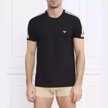 Футболка стандартного кроя Emporio Armani, черный
