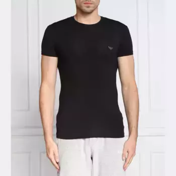 Футболка стандартного кроя Emporio Armani, черный
