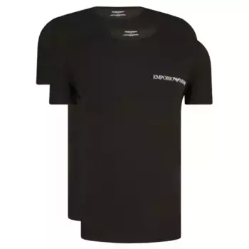 Футболка стандартного кроя Emporio Armani, черный