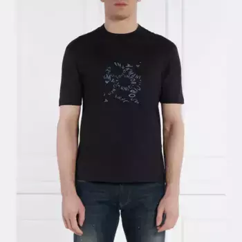 Футболка стандартного кроя Emporio Armani, черный