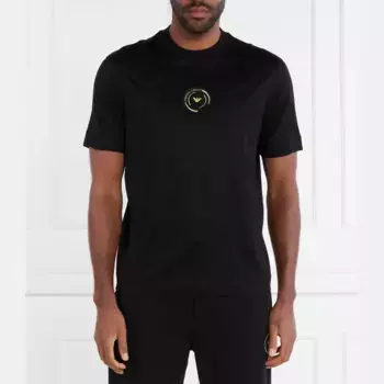 Футболка стандартного кроя Emporio Armani, черный