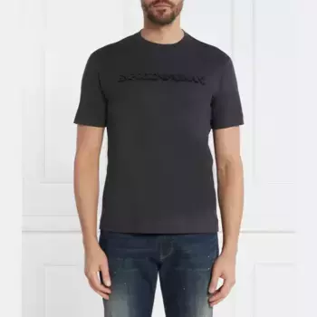 Футболка стандартного кроя Emporio Armani, черный