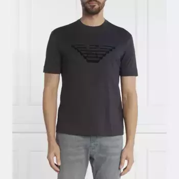 Футболка стандартного кроя Emporio Armani, черный
